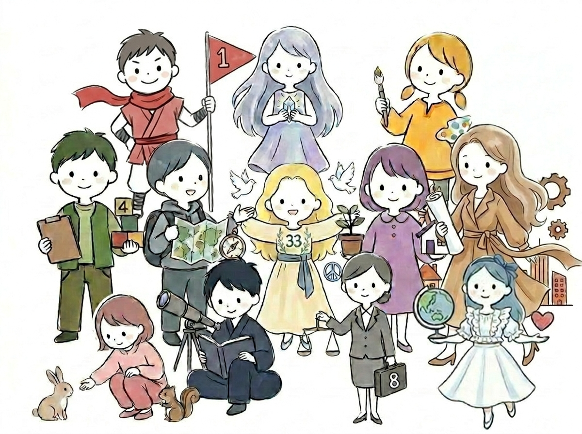 数秘キャラ全員